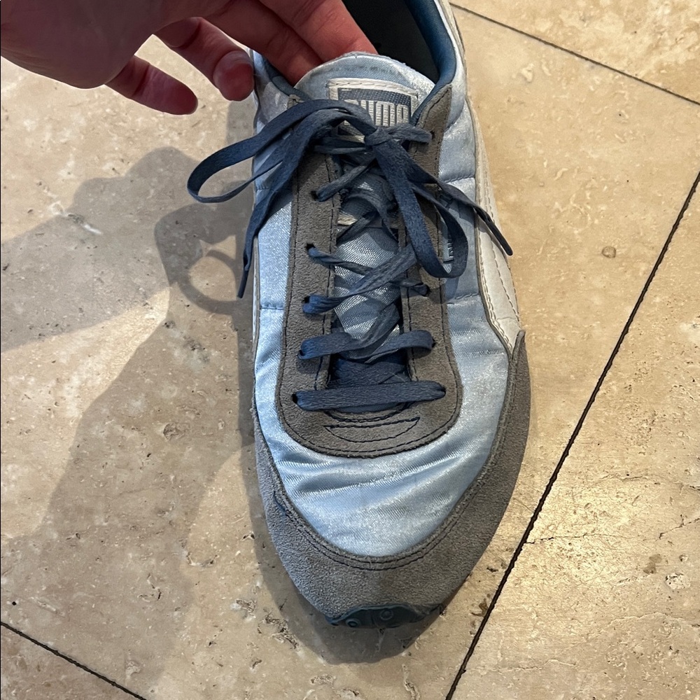 Puma Women’s Light Blue and white Sneakers